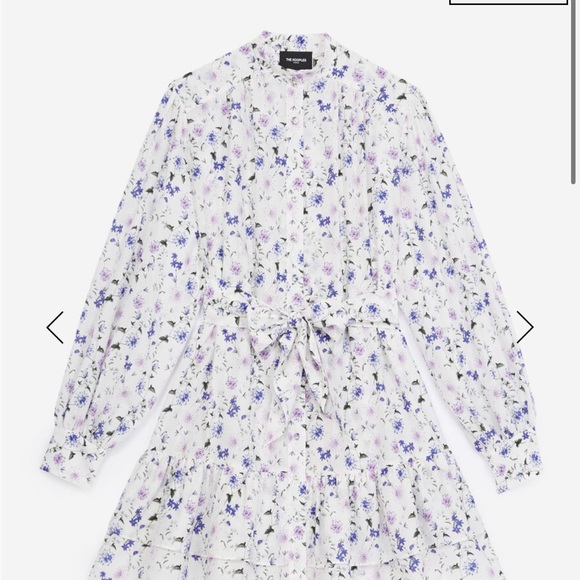 The KOOPLES SHORT PRINTED DRESS WITH LONG SLEEVES 2 - Picture 3 of 6